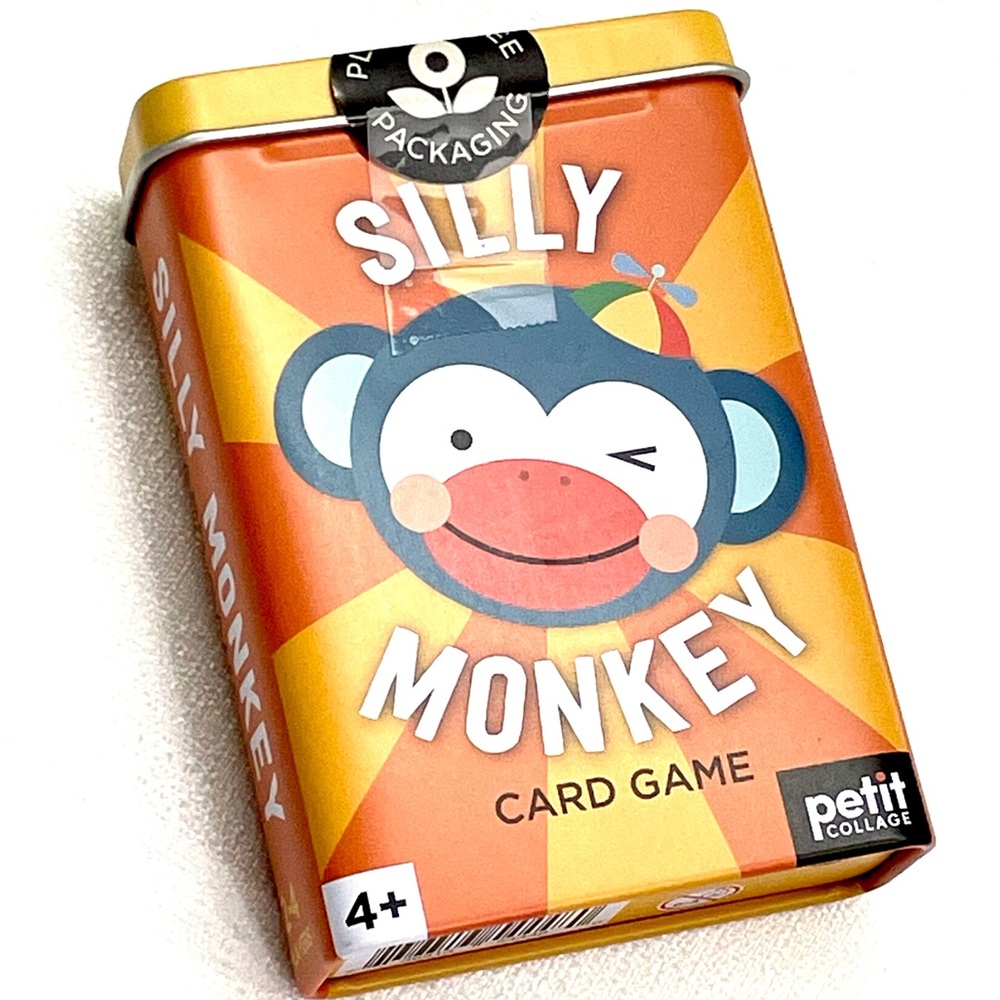 Petit Collage Silly Monkey Card Game 2-4 Player 4+